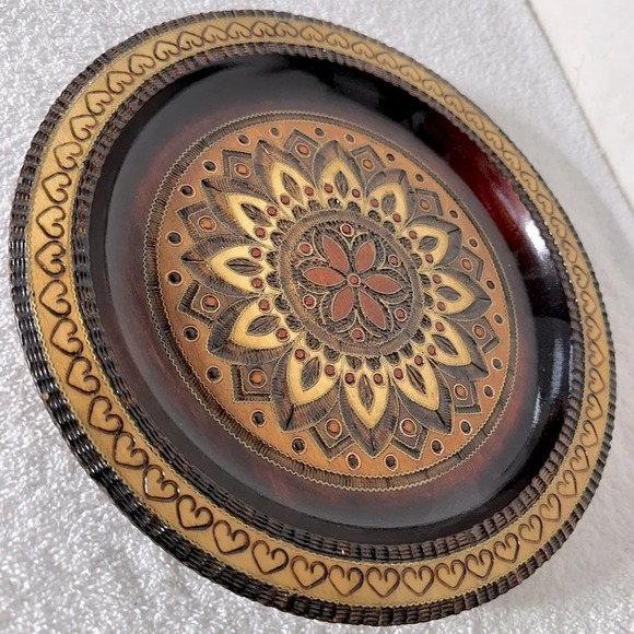 Vintage Hand Crafted In Poland Wood Art  Wall Decor - Picture 3 of 10